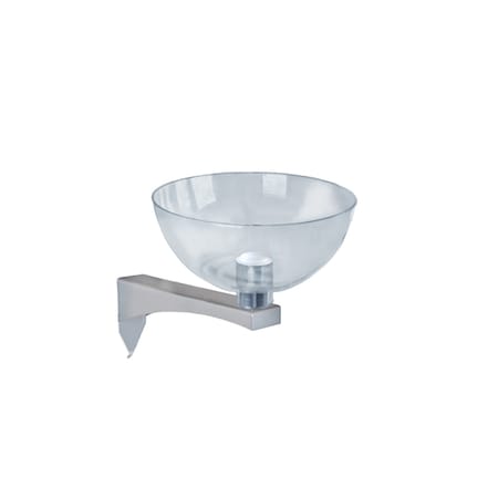 Azar Displays 10" Bowl Display W/ Extension Arm for Sky Tower Unit 300279